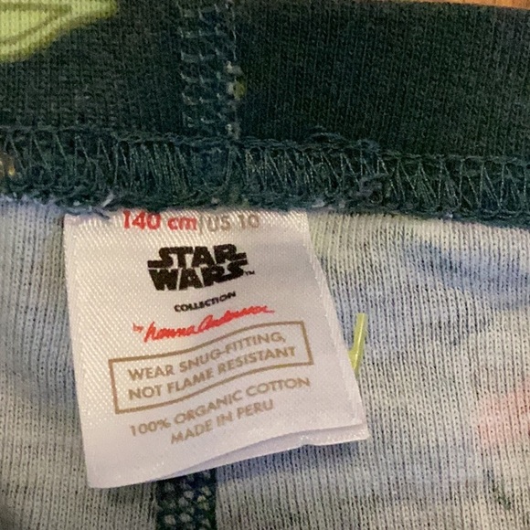 Hanna Andersson Star Wars The Mandalorian Long John Pajama Set size 10 - Picture 10 of 10